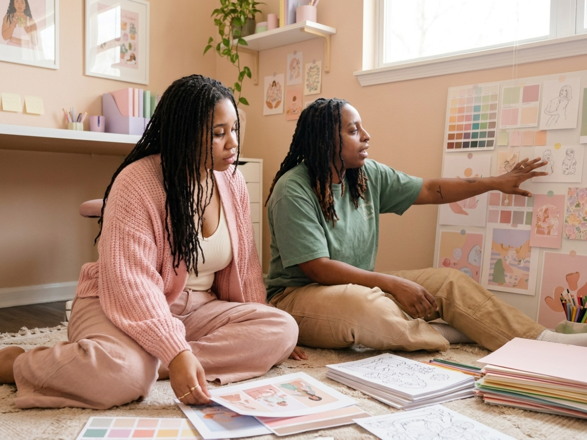 September and Latarshia, founders of Kolor Me Silly