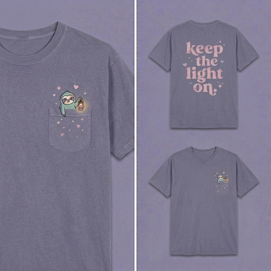 Keep The Light On Tee preview