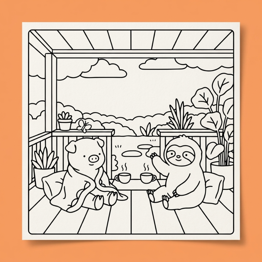 Porch Tea Time